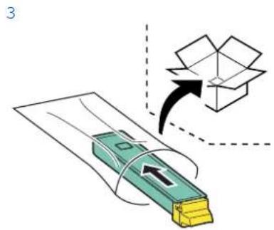 Triumph-Adler DCC 6525 - Retirer la cartouche de toner usagée. - 5