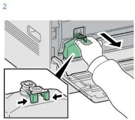Triumph-Adler DCC 6525 - Remplacement du bac de récapération de toner - 2