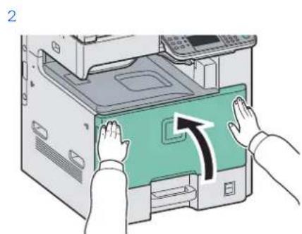 Triumph-Adler DCC 6525 - Installer la nouvelle cartouche de toner. - 2