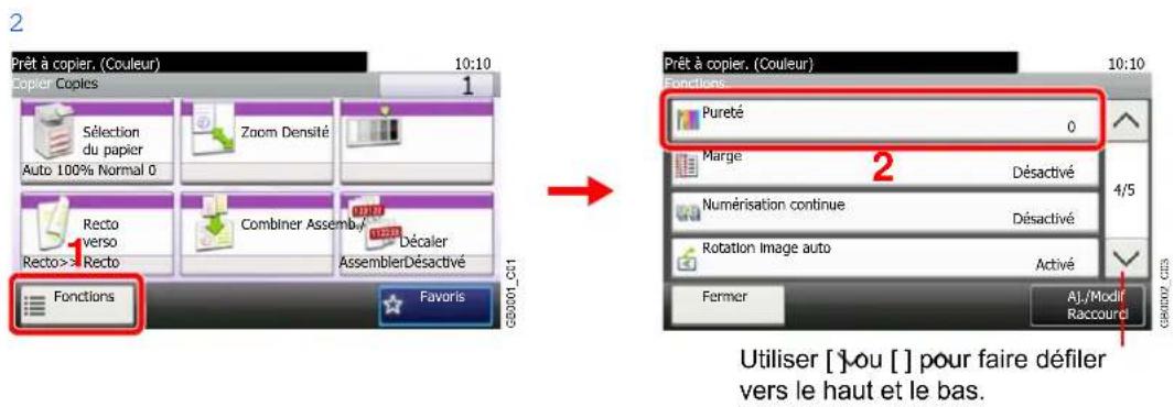 Triumph-Adler DCC 6525 - Afficher l'écran. - 1