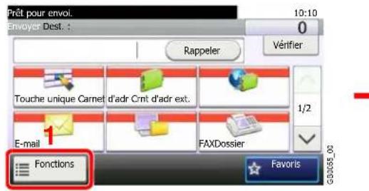 Triumph-Adler DCC 6525 - Afficher l'écran. - 1