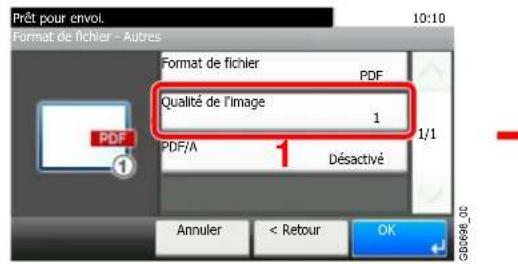 Triumph-Adler DCC 6525 - Sélectionner le format de fichier. - 5