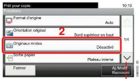 Triumph-Adler DCC 6525 - Afficher l'écran. - 2