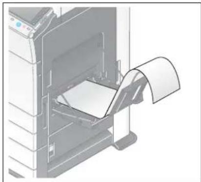 KONICA MINOLTA Bizhub C454 - Chargez les papiers bannière - 3