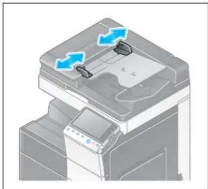 KONICA MINOLTA Bizhub C284 - Élargir le Guide latéral. - 1