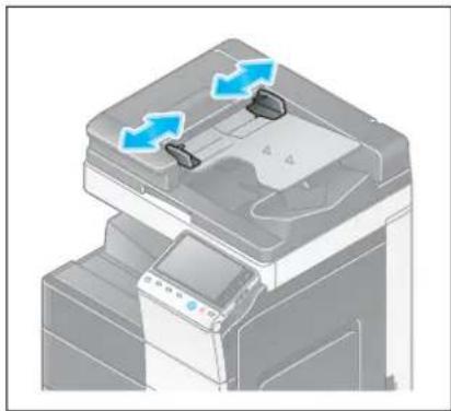KONICA MINOLTA Bizhub C284 - Élargir le Guide latéral. - 1