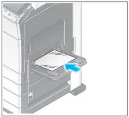 KONICA MINOLTA Bizhub C284 - Charger les papiers à onglets - 1