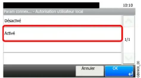 Triumph-Adler DCC 6520 - Afficher l'écran. - 2
