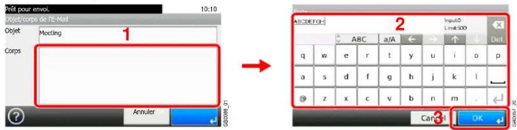 Triumph-Adler DCC 6520 - Entrer l'objet. - 3