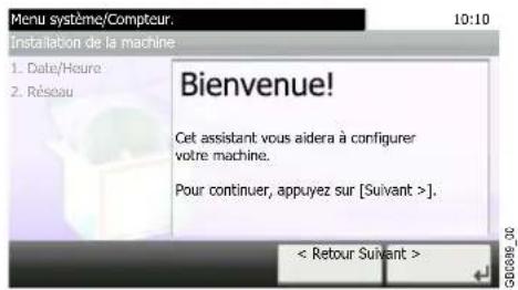 Triumph-Adler DCC 6520 - Assistant d'installation de la machine - 1