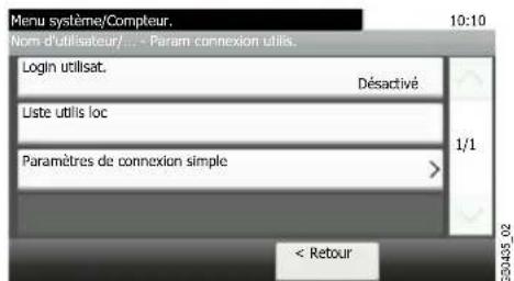 Triumph-Adler DCC 6520 - Configurer la fonction - 1