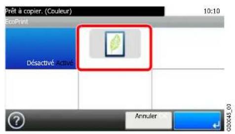 Triumph-Adler DCC 6520 - Afficher l'écran. - 2