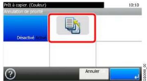 Triumph-Adler DCC 6520 - Afficher l'écran. - 2