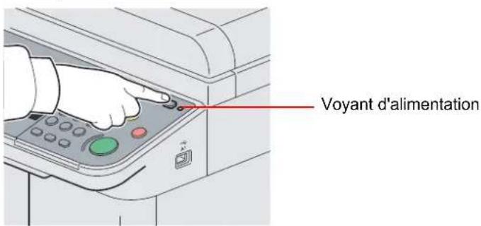 Triumph-Adler DCC 6520 - Mise sous tension - 1