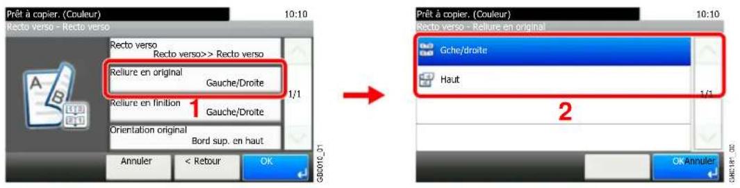 Triumph-Adler DCC 6520 - Sélectionner la fonction. - 4