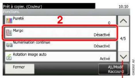 Triumph-Adler DCC 6520 - Afficher l'écran. - 2
