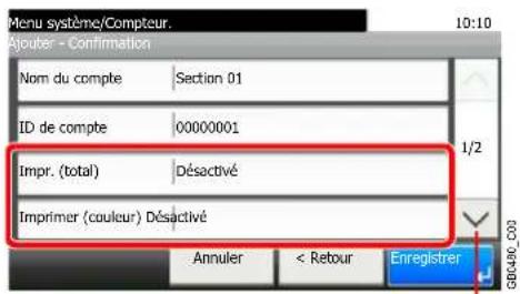 Triumph-Adler DCC 6520 - Sélectionner l'objet à limiter. - 1