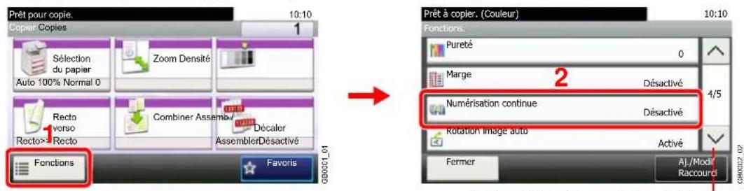 Triumph-Adler DCC 6520 - Afficher l'écran. - 1