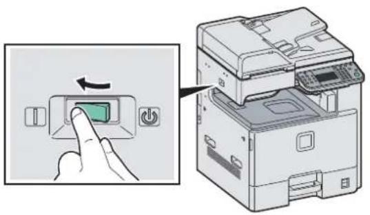 Triumph-Adler DCC 6520 - Mise sous tension - 2