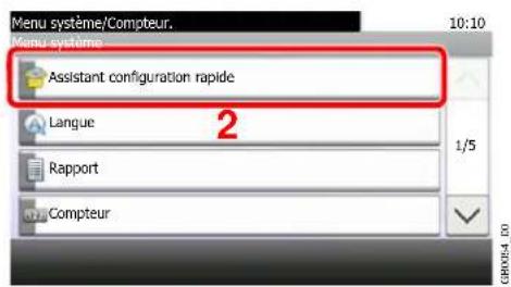 Triumph-Adler DCC 6520 - Assistant d'installation rapide - 2