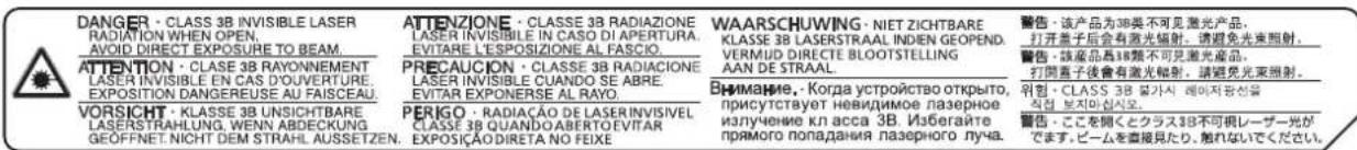 Triumph-Adler DCC 6520 - Sécurité laser (europe) - 1