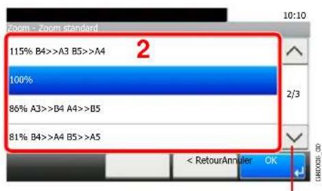 Triumph-Adler DCC 6520 - Sélectionner la fonction. - 1