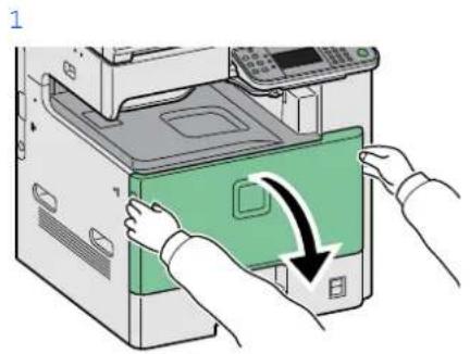 Triumph-Adler DCC 6520 - Remplacement du bac de réception de toner - 1