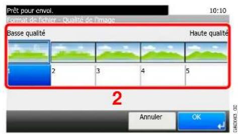 Triumph-Adler DCC 6520 - Sélectionner le format de fichier. - 3