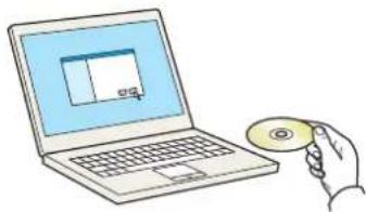 Triumph-Adler DCC 6520 - Introduire le cd-rom/dvd. - 1