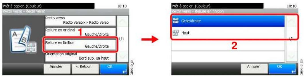 Triumph-Adler DCC 6520 - Sélectionner la fonction. - 5