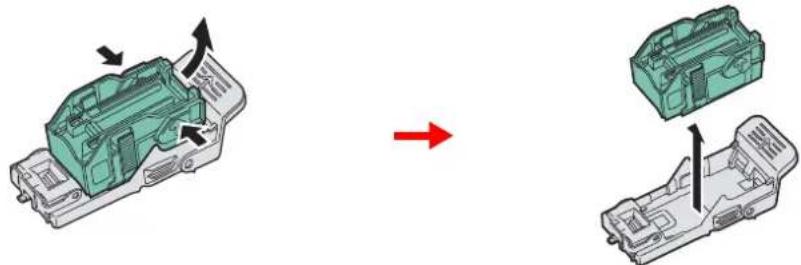 Triumph-Adler DCC 6520 - Retirer le porte-clip d'agrafes. - 2