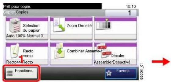Triumph-Adler DCC 6520 - Afficher l'écran. - 1