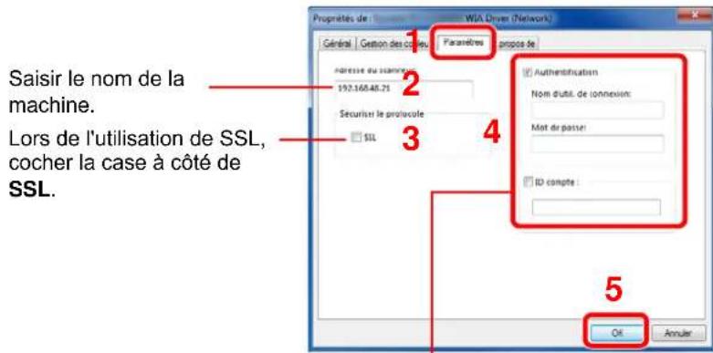 Triumph-Adler DCC 6520 - Configurer le pilote WIA. - 1