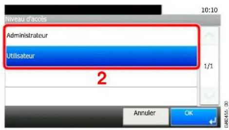 Triumph-Adler DCC 6520 - Vérifier les paramètres. - 4
