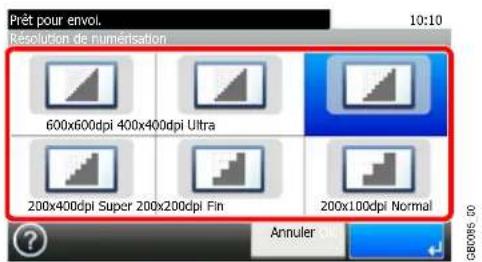 Triumph-Adler DCC 6520 - Afficher l'écran. - 2