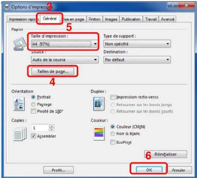 Triumph-Adler DCC 6520 - Configurer l'imprimante. - 2