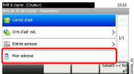 Triumph-Adler DCC 6520 - Utilise l'adresse e-mail de l'utilisateur connecté. - 1