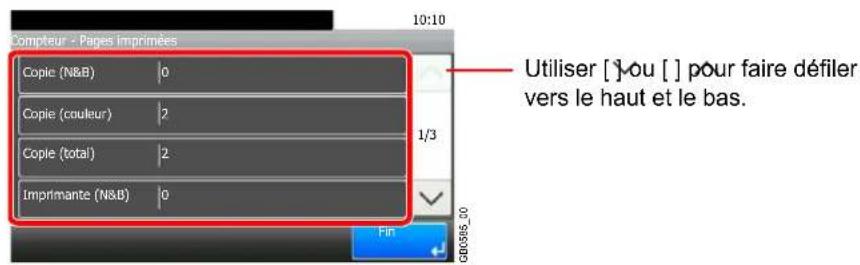Triumph-Adler DCC 6520 - Vérifier le compteur. - 1