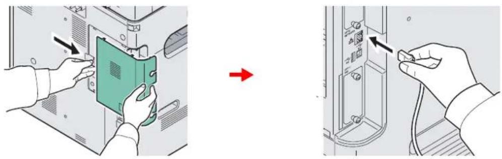 Triumph-Adler DCC 6520 - Connecter la machine. - 1