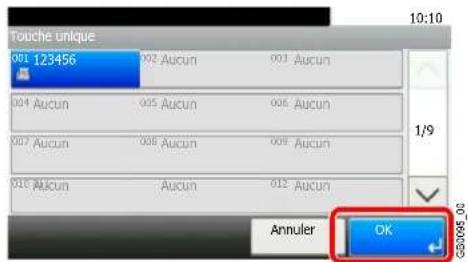 Triumph-Adler DCC 6520 - Accepter la destination. - 1