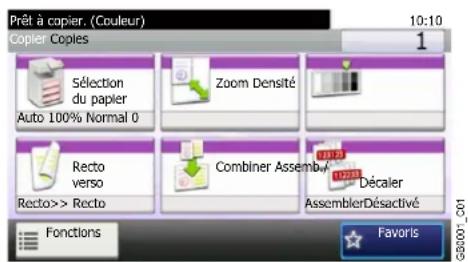 Triumph-Adler DCC 6520 - Configurer la fonction. - 1