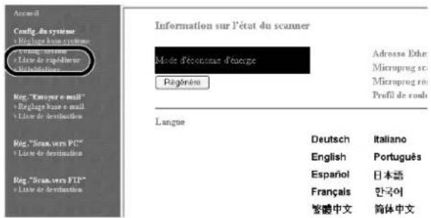 Triumph-Adler DCC 2635 - Configuration à partir d'un navigateur Web - 2