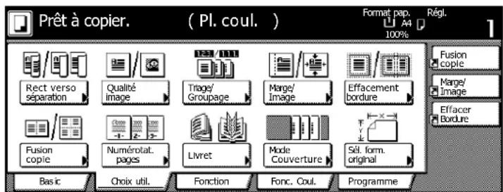 Triumph-Adler DCC 2635 - Écran Copie - 2