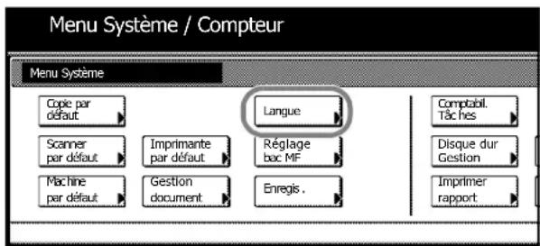 Triumph-Adler DCC 2635 - Langue - 1