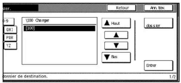 Triumph-Adler DCC 2635 - Configuration de la connexion à la base de données - 5