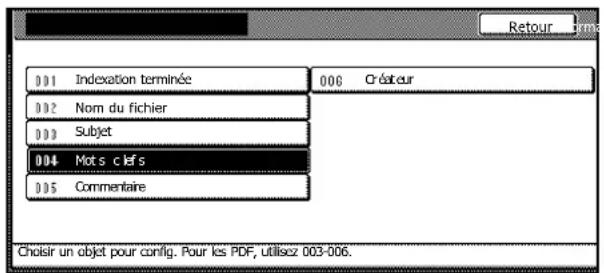 Triumph-Adler DCC 2635 - Configuration de la connexion à la base de données - 7