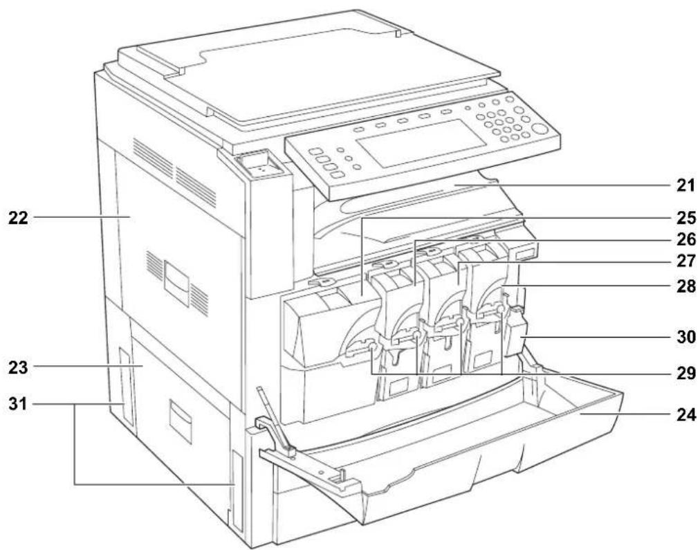 Triumph-Adler DCC 2632 - Corps principal - 2