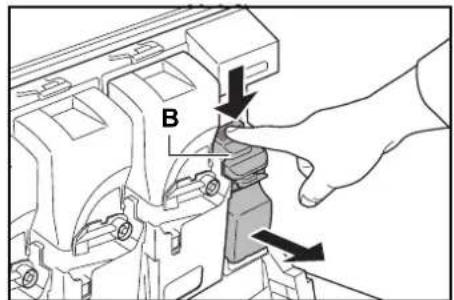 Triumph-Adler DCC 2632 - Remplacement du réservoir d'encre et du bac de récapération de toner - 16