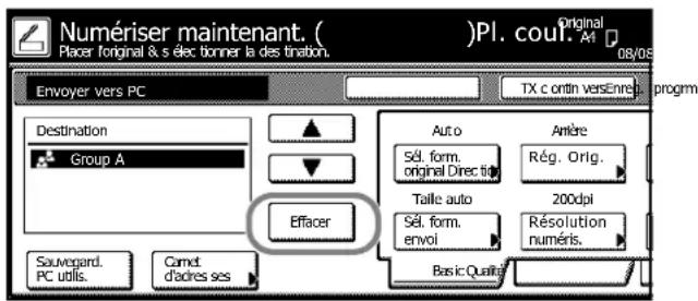 Triumph-Adler DCC 2625 - Numériser une image avec la fonction Envoyer PC - 7