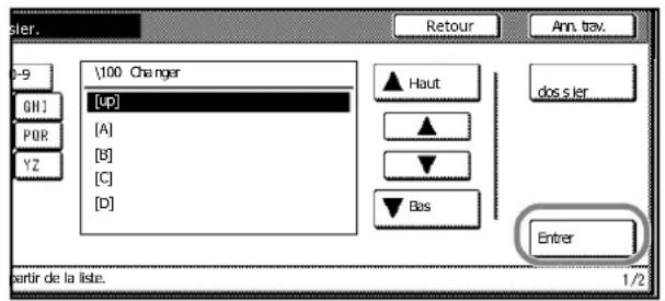 Triumph-Adler DCC 2625 - Configuration de la connexion à la base de données - 6